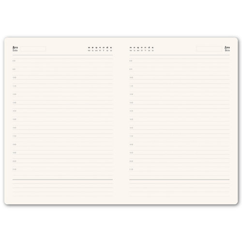 Ежедневник недатированный Mod, формат А5, в линейку (синий)